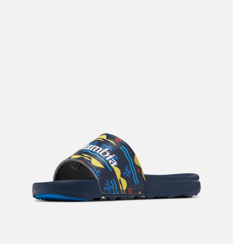 Big Kids’ Hood River Slide, Color: Collegiate Navy, White, image 6