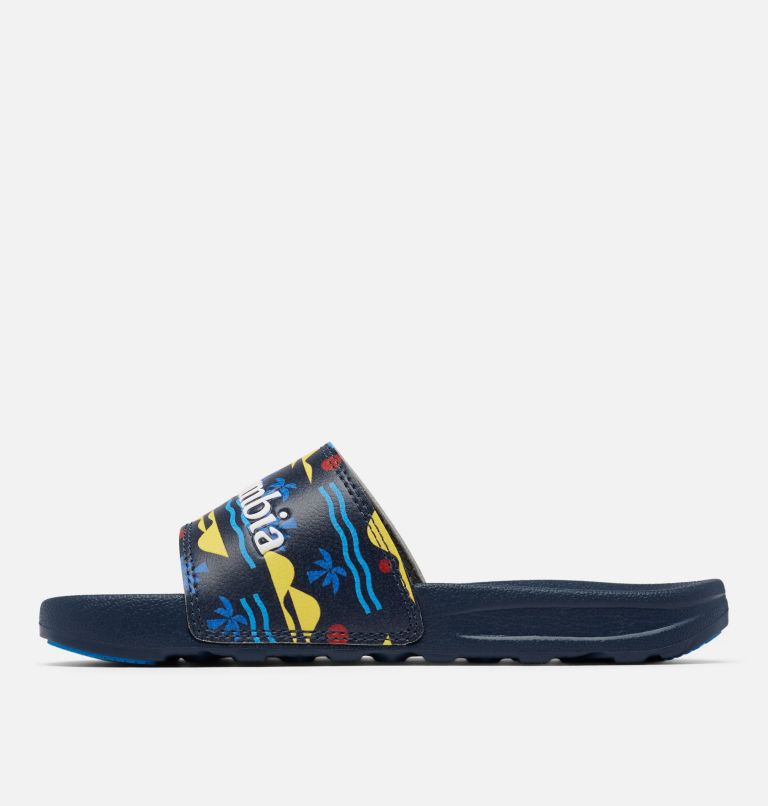 Big Kids’ Hood River Slide, Color: Collegiate Navy, White, image 5