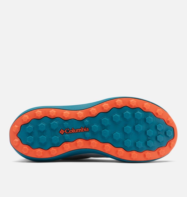 Big Kids' Hatana Waterproof Shoe, Color: Cirrus Grey, Red Quartz, image 4