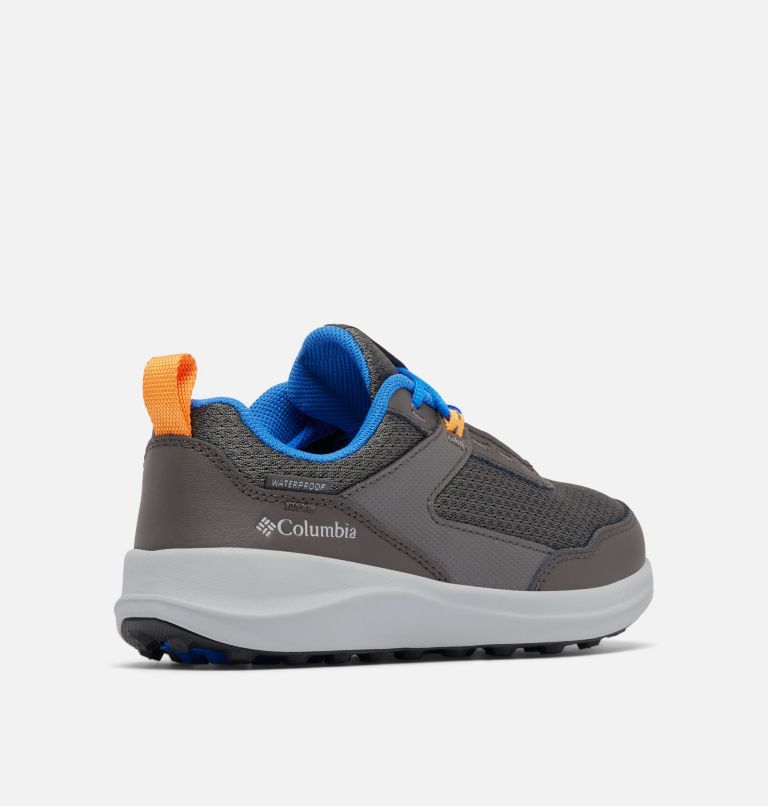 Big Kids' Hatana Waterproof Shoe, Color: Dark Grey, Vivid Blue, image 9