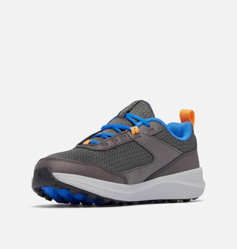 Big Kids' Hatana Waterproof Shoe, Color: Dark Grey, Vivid Blue, image 7