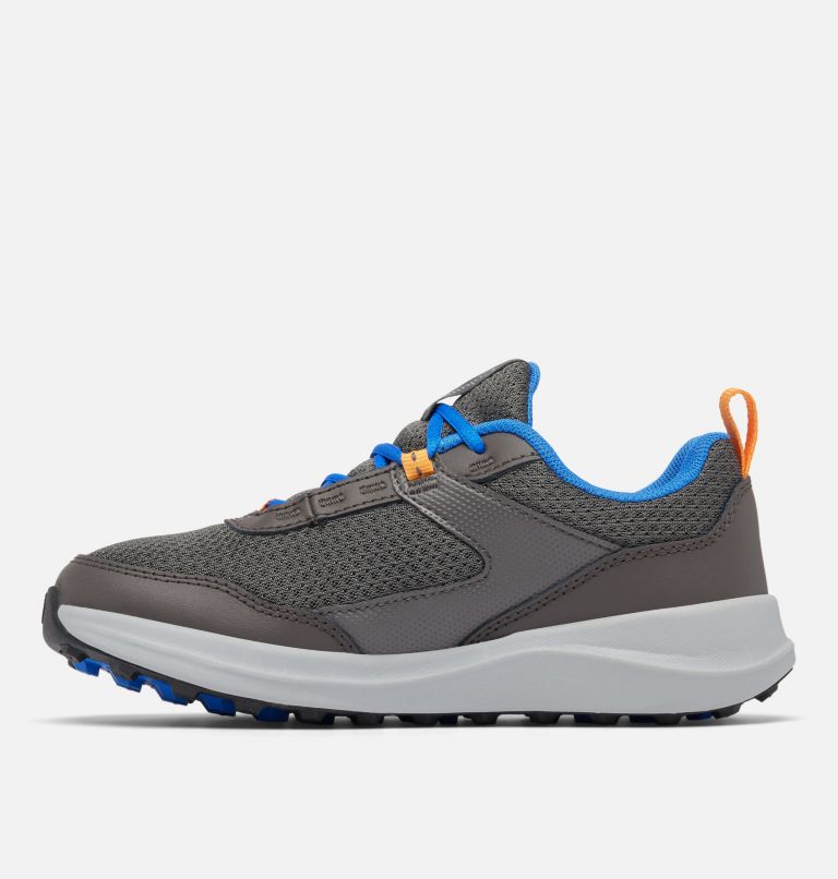 Big Kids' Hatana Waterproof Shoe, Color: Dark Grey, Vivid Blue, image 6