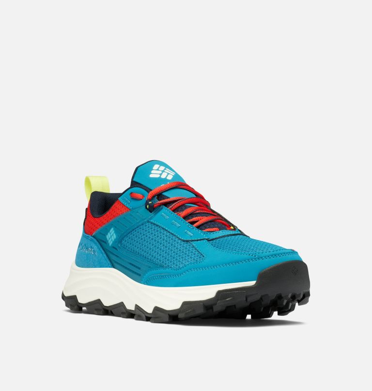 Men's Hatana Max OutDry Shoe, Color: Deep Marine, Bold Orange, image 2