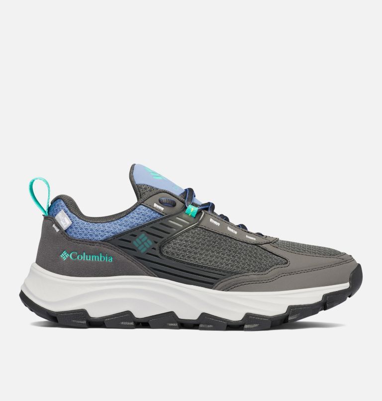 Thumbnail: Women's Hatana Max OutDry Shoe, Color: Dark Grey, Electric Turquoise, image 1