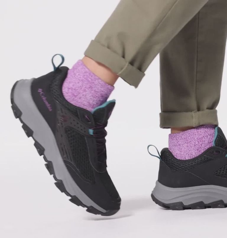 Women's Hatana Breathe Shoe, Color: Black, Dark Lavender