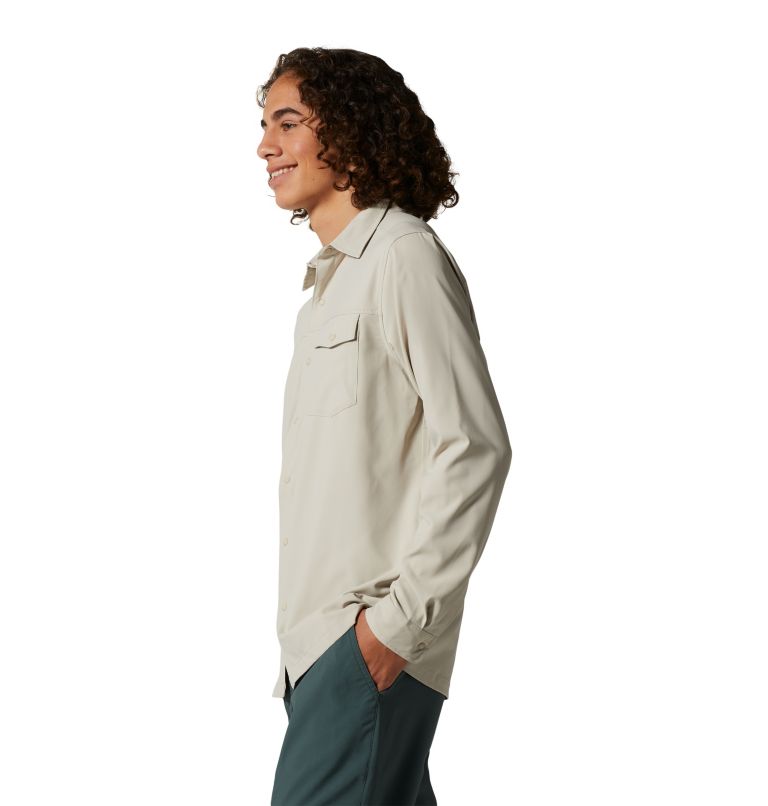 Men's Shade Lite Long Sleeve Shirt, Color: Sandblast, image 3
