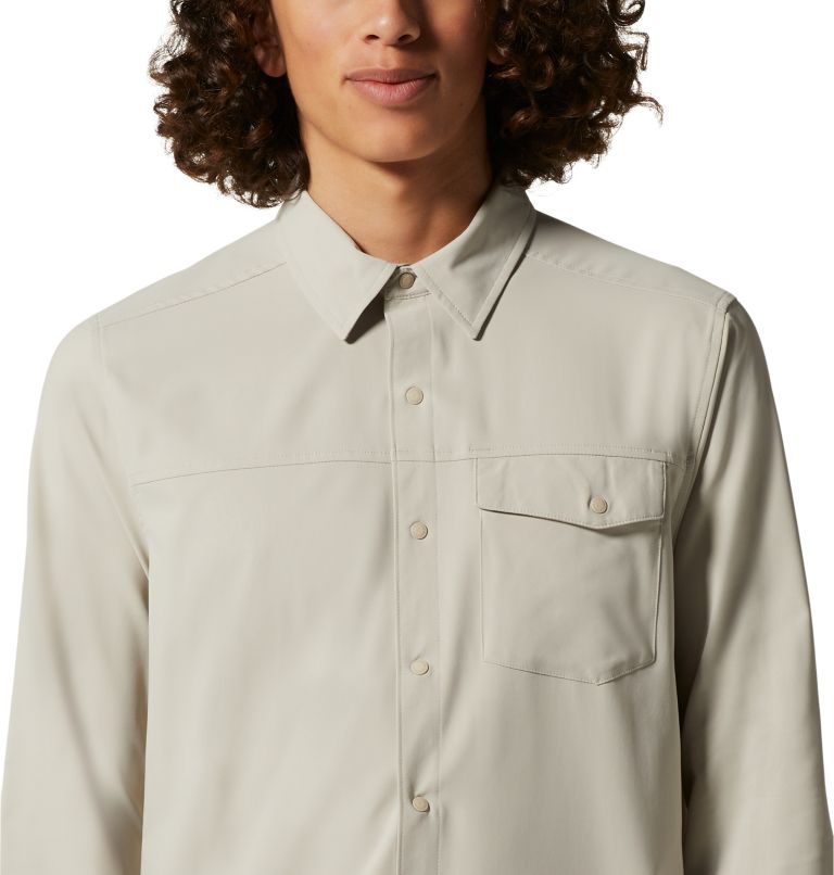 Men's Shade Lite Long Sleeve Shirt, Color: Sandblast, image 4