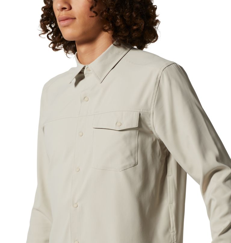 Men's Shade Lite Long Sleeve Shirt, Color: Sandblast