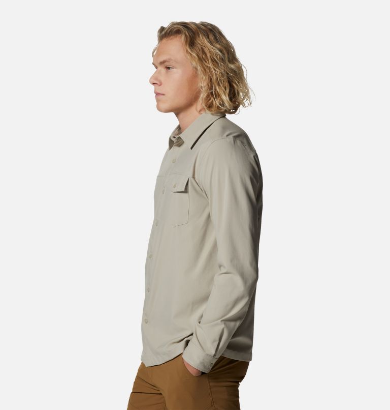 Men's Shade Lite Long Sleeve Shirt, Color: Badlands, image 3