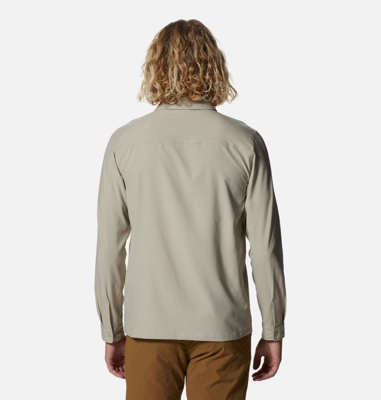 Men's Shade Lite Long Sleeve Shirt, Color: Badlands, image 2
