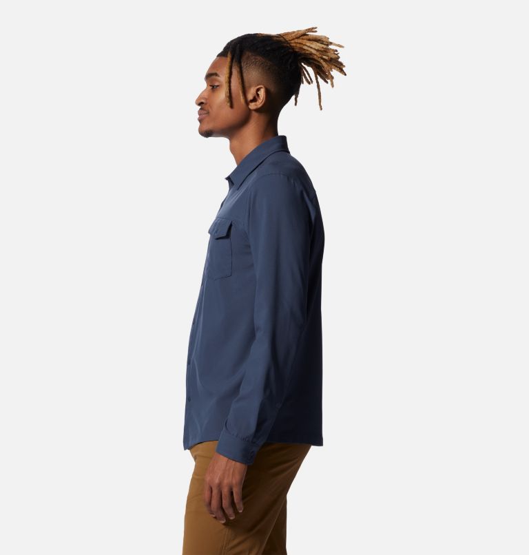Men's Shade Lite Long Sleeve Shirt, Color: Zinc, image 3