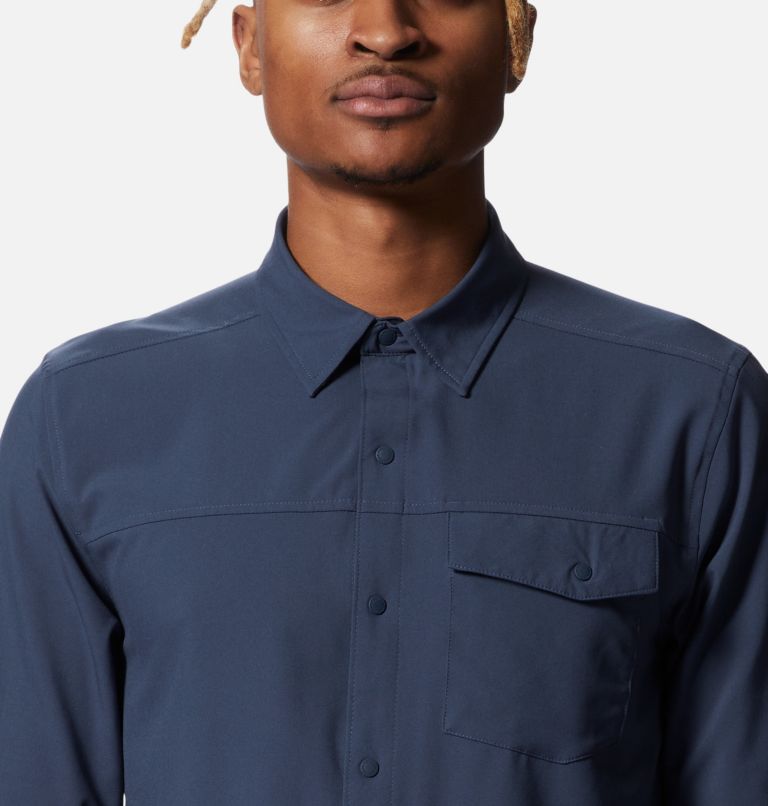 Shade Lite Long Sleeve Shirt | 492 | M, Color: Zinc, image 4