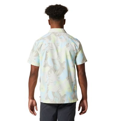 Men's Shade Lite Short Sleeve Shirt, Color: Sandblast Flora Print