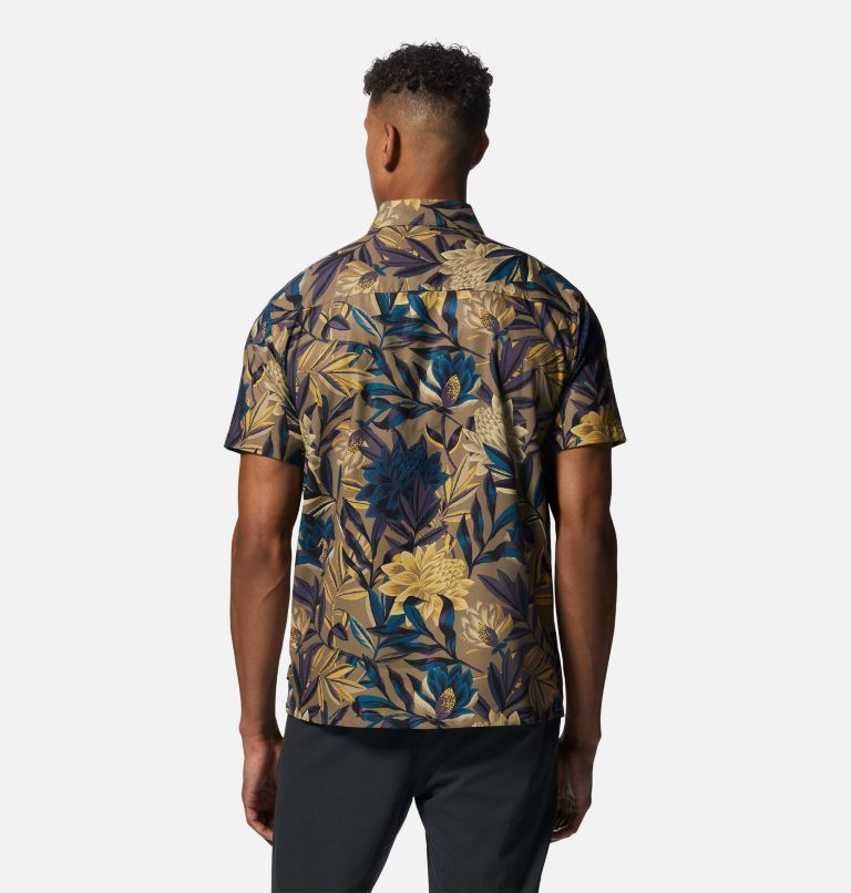 Men's Shade Lite Short Sleeve Shirt, Color: Trail Dust Tropicali Print, image 2