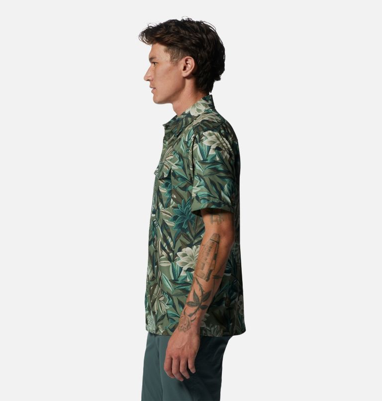 Thumbnail: Men's Shade Lite Short Sleeve Shirt, Color: Field Tropicali Print, image 3