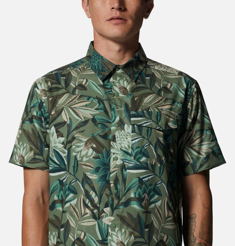 Men's Shade Lite Short Sleeve Shirt, Color: Field Tropicali Print, image 4