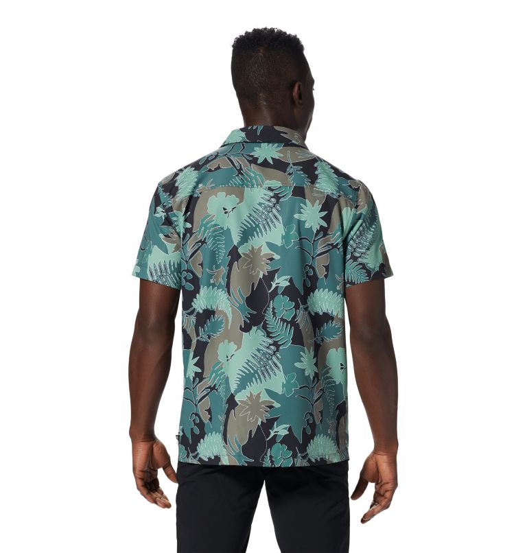 Thumbnail: Men's Shade Lite Short Sleeve Shirt, Color: Aloe Flora Print, image 2