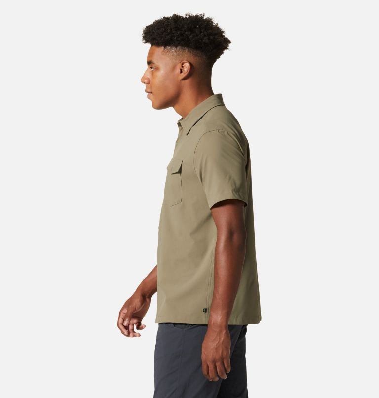 Men's Shade Lite Short Sleeve Shirt, Color: Stone Green, image 3
