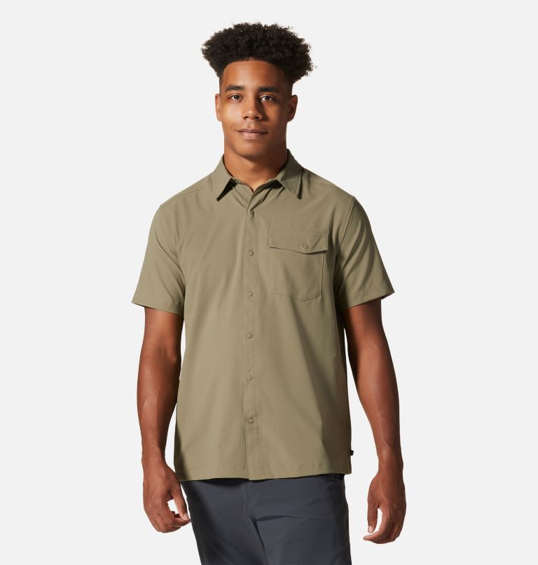 Thumbnail: Shade Lite Short Sleeve Shirt | 397 | S, Color: Stone Green, image 1