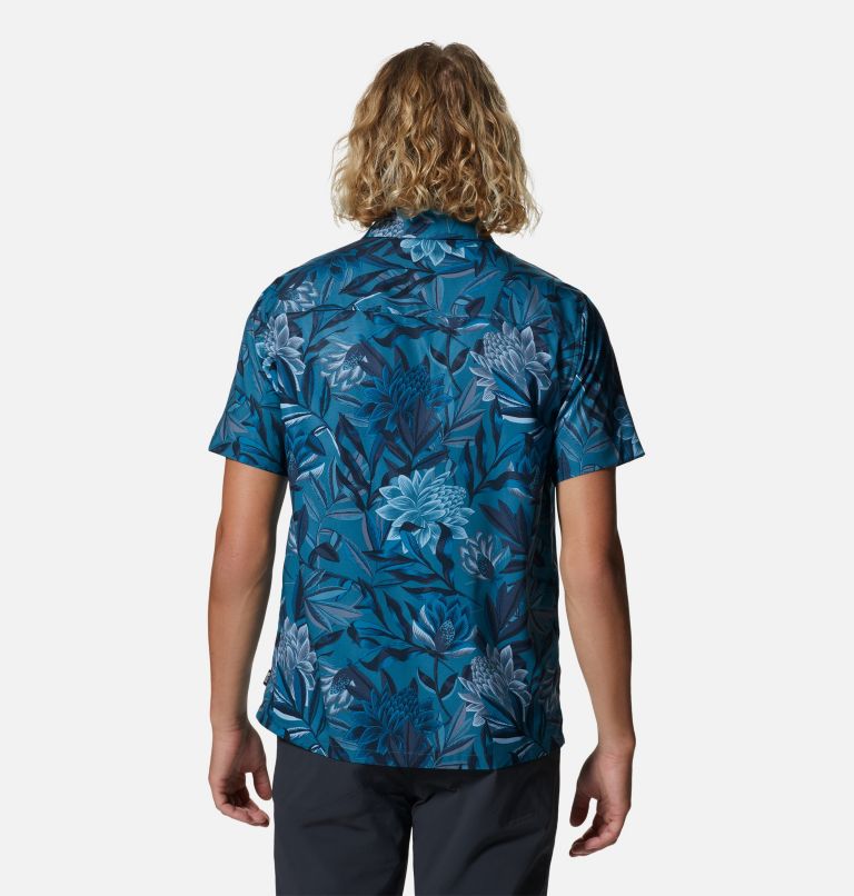 Thumbnail: Men's Shade Lite Short Sleeve Shirt, Color: Caspian Tropicali Print, image 2