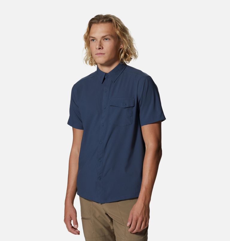 Thumbnail: Men's Shade Lite Short Sleeve Shirt, Color: Zinc, image 5