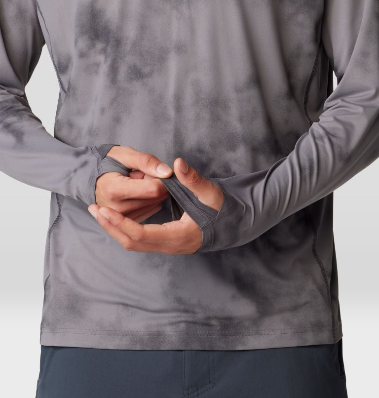 Men's Crater Lake Hoody, Color: Sediment Clouds Dye Print, image 5