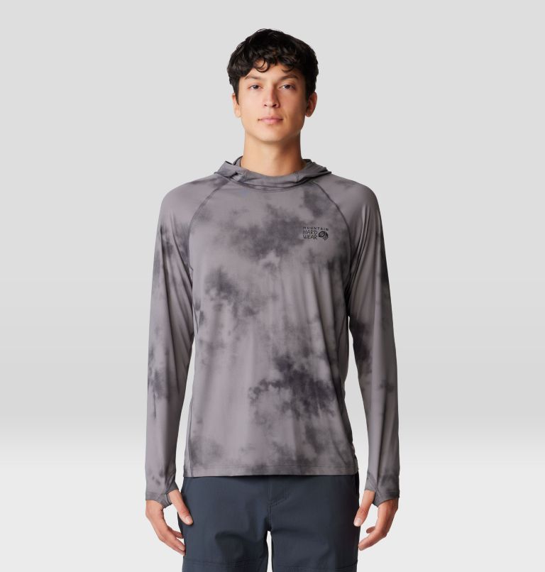 Men's Crater Lake Hoody, Color: Sediment Clouds Dye Print, image 6