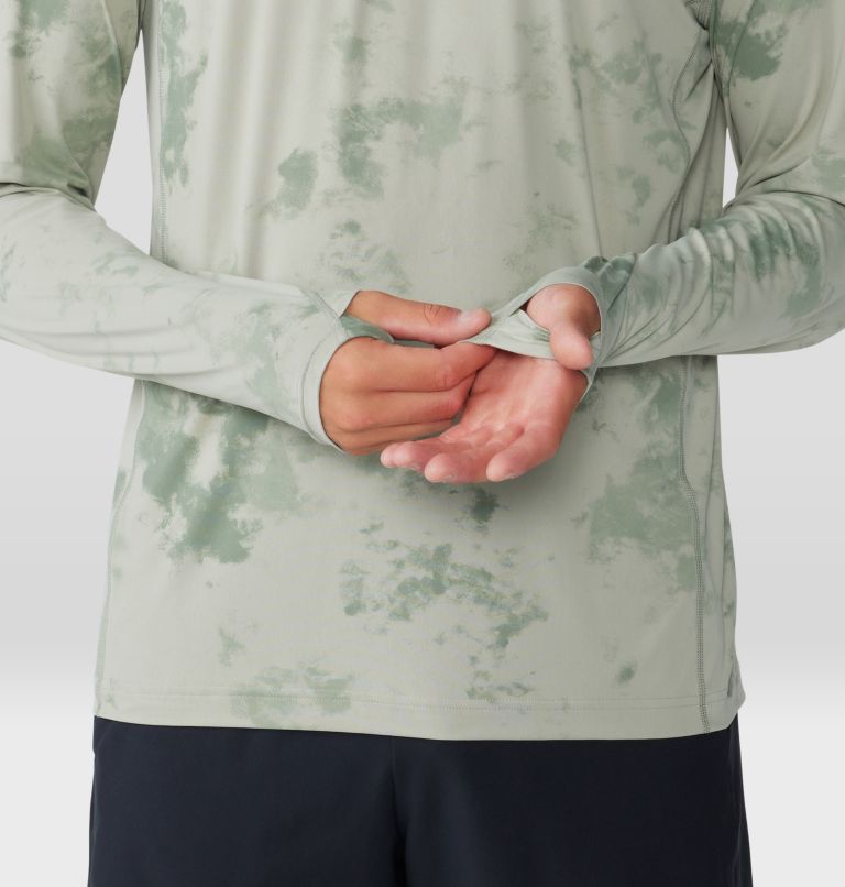 Men's Crater Lake Hoody, Color: White Sage Nebula Print, image 5