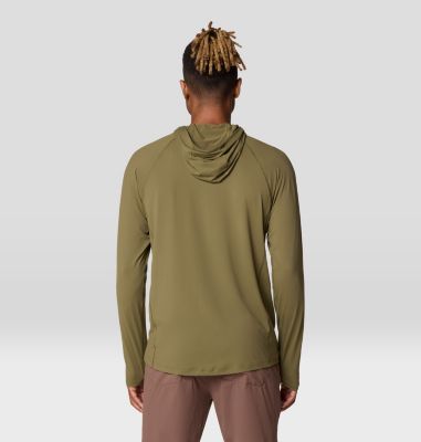 Men's Crater Lake Hoody, Color: Combat Green, image 3