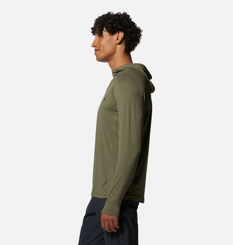 Men's Crater Lake Hoody, Color: Stone Green, image 3