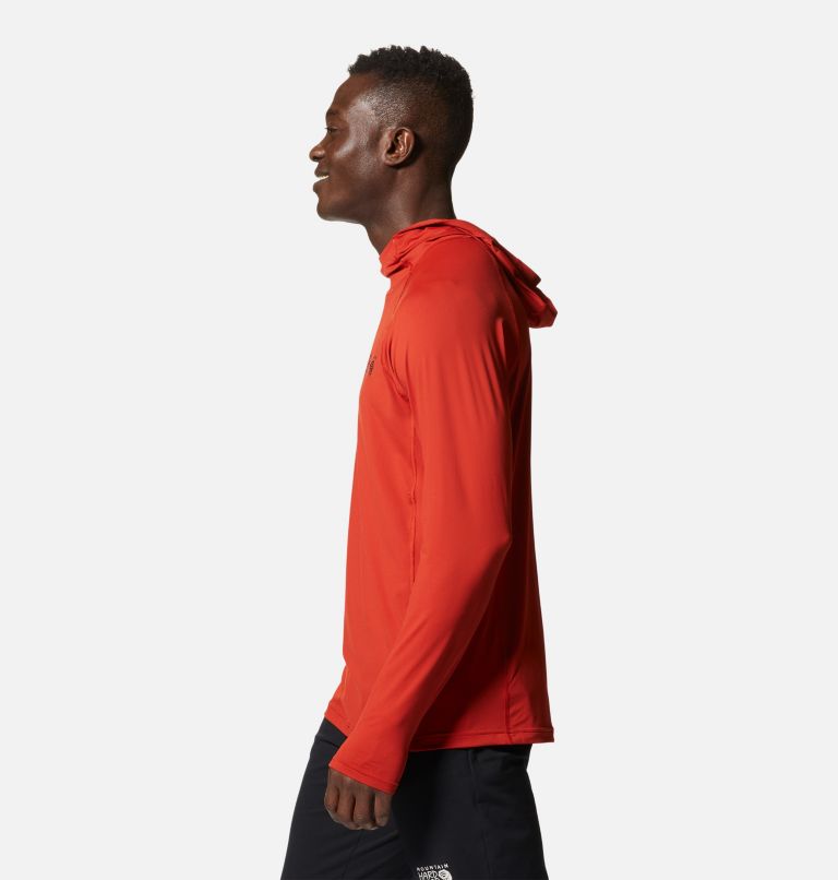 Men's Crater Lake Hoody, Color: Desert Red, image 3