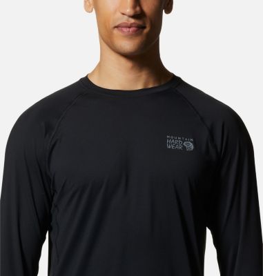 Men's Crater Lake Long Sleeve Crew, Color: Black, image 20