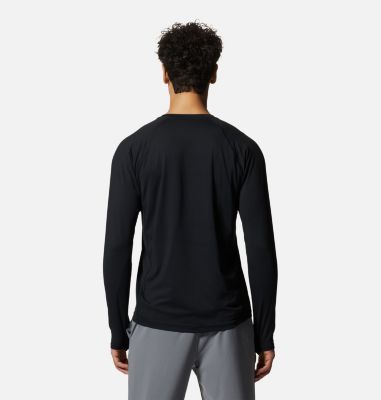 Men's Crater Lake Long Sleeve Crew, Color: Black, image 18