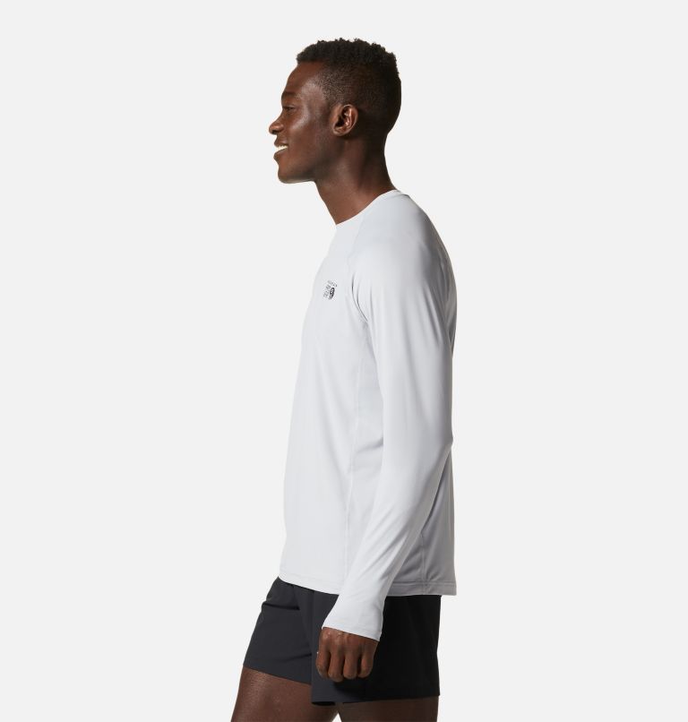 Men's Crater Lake Long Sleeve Crew, Color: Glacial, image 3