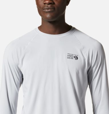 Men's Crater Lake Long Sleeve Crew, Color: Glacial, image 52
