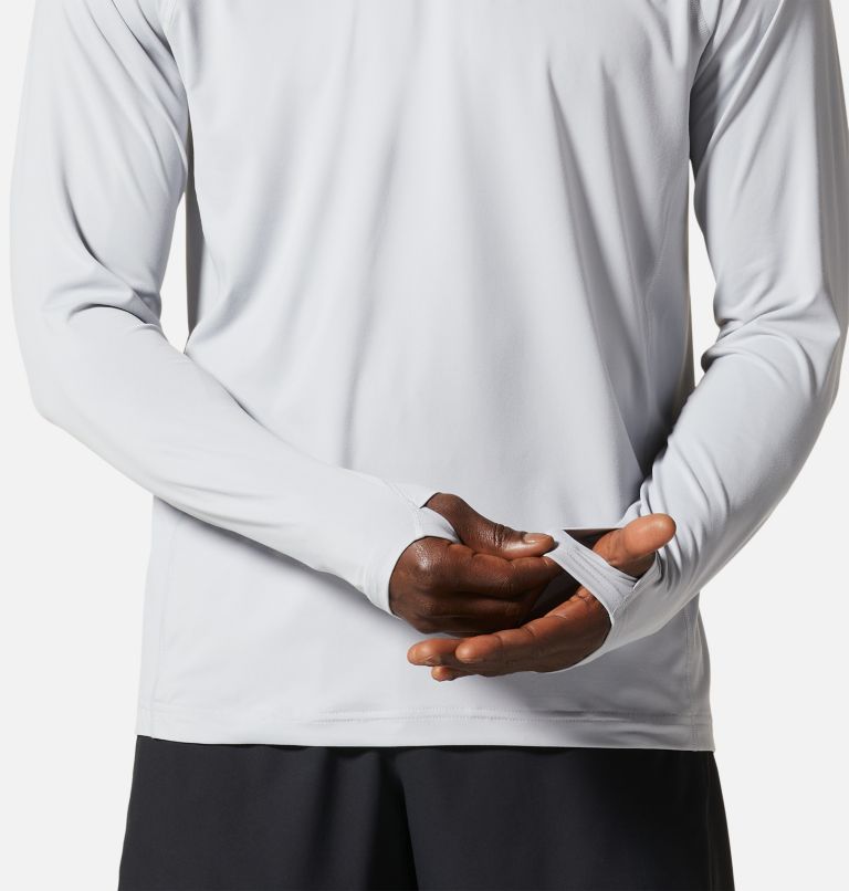 Men's Crater Lake Long Sleeve Crew, Color: Glacial, image 5