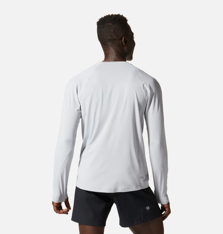 Men's Crater Lake Long Sleeve Crew, Color: Glacial, image 2