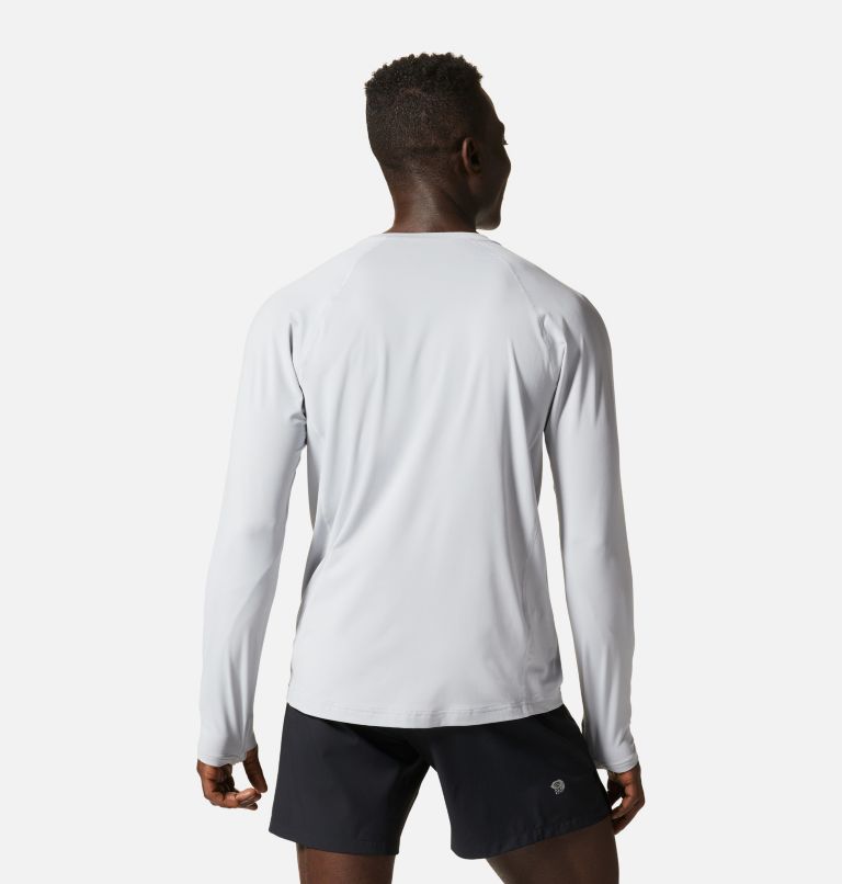 Men's Crater Lake Long Sleeve Crew, Color: Glacial