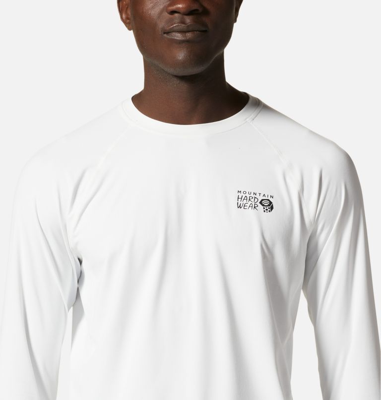 Men's Crater Lake Long Sleeve Crew, Color: Fogbank, image 4