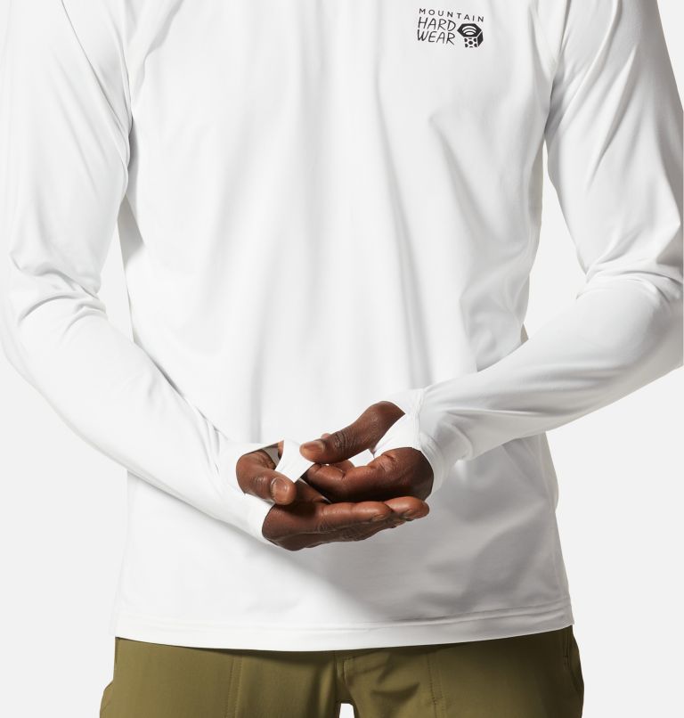 Men's Crater Lake Long Sleeve Crew, Color: Fogbank, image 5
