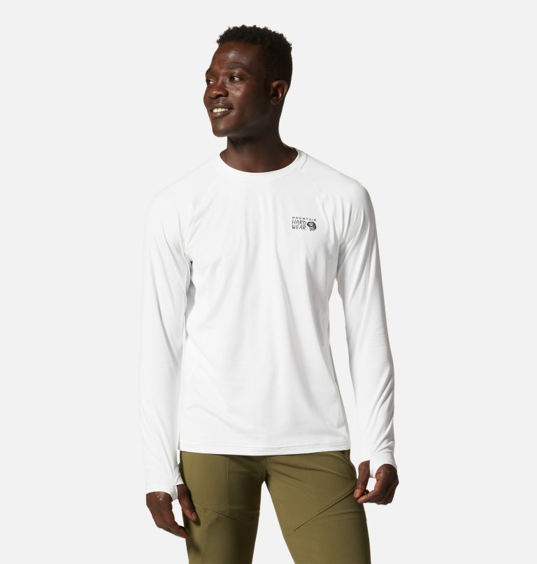 Men's Crater Lake Long Sleeve Crew, Color: Fogbank, image 1