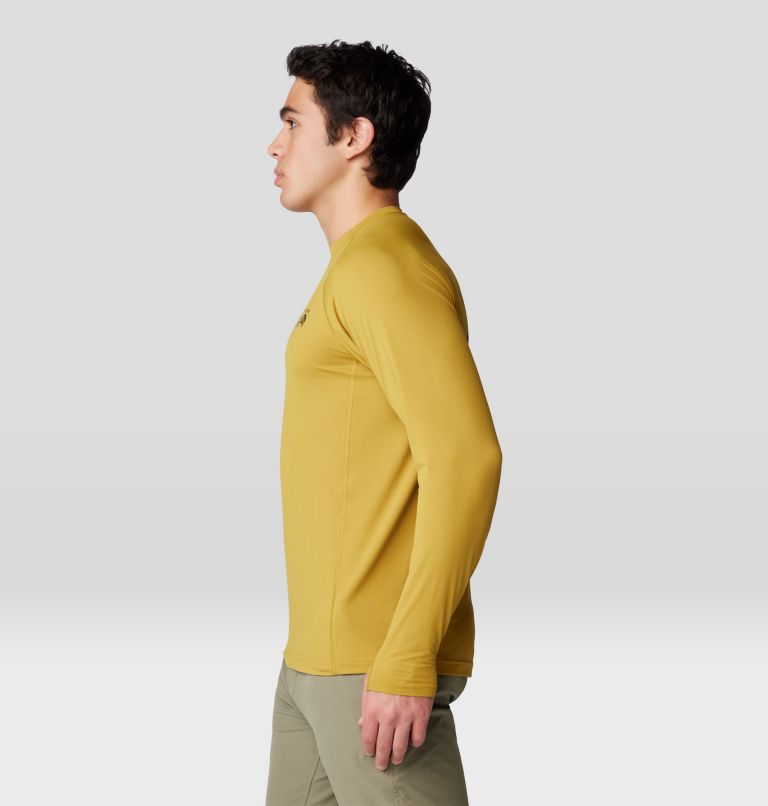 Men's Crater Lake Long Sleeve Crew, Color: Dark Bolt, image 3