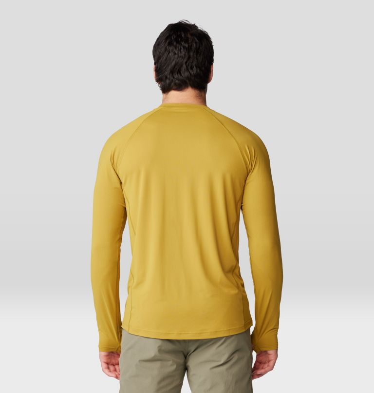Men's Crater Lake Long Sleeve Crew, Color: Dark Bolt, image 2