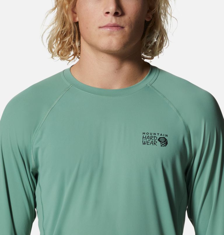 Men's Crater Lake Long Sleeve Crew, Color: Aloe, image 4