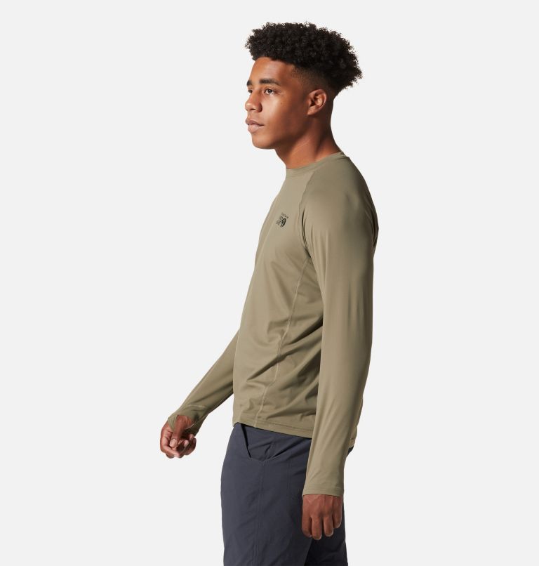 Thumbnail: Crater Lake Long Sleeve Crew | 397 | S, Color: Stone Green, image 3