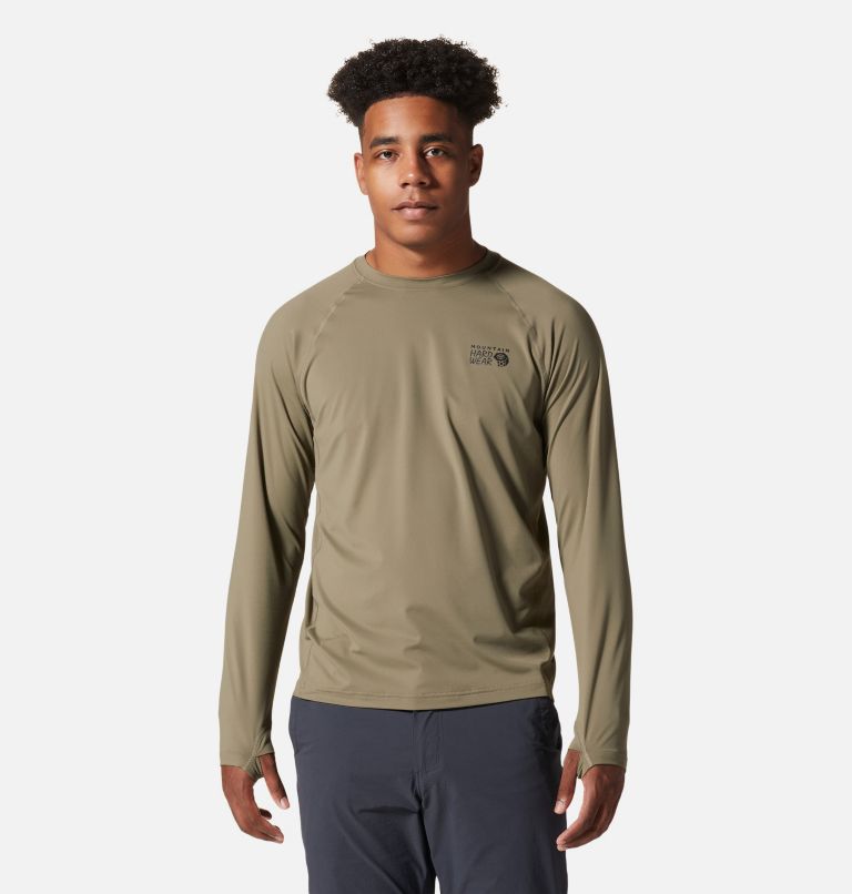 Thumbnail: Crater Lake Long Sleeve Crew | 397 | M, Color: Stone Green, image 1