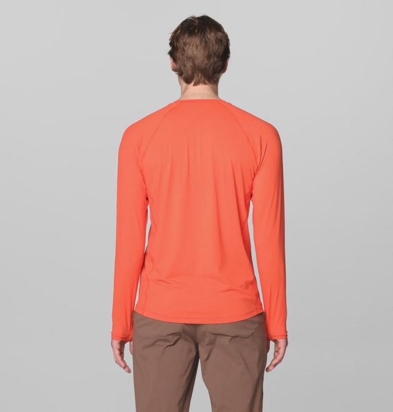 Men's Crater Lake Long Sleeve Crew, Color: Aspect