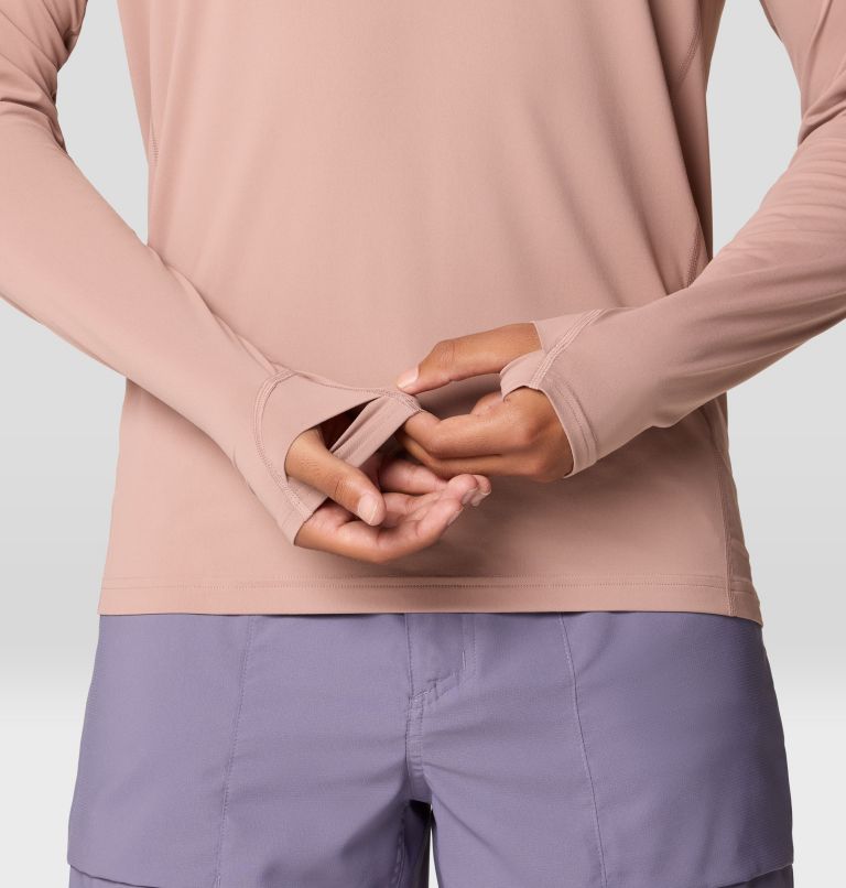 Men's Crater Lake Long Sleeve Crew, Color: Smoky Quartz, image 6