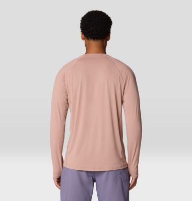 Men's Crater Lake Long Sleeve Crew, Color: Smoky Quartz, image 31