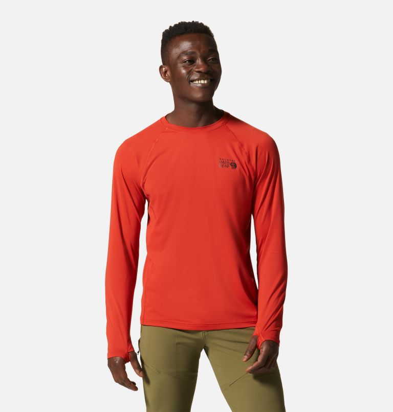 Crater Lake Long Sleeve Crew | 831 | L, Color: Desert Red, image 1